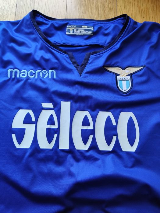 Camisola futebol adulto original Macron Lazio 2017-18 terceiro equipamento