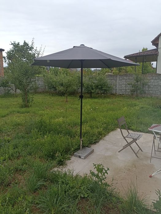 Парасоля HALK діам.300см темносірий