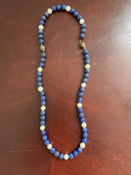 Вінтажне намисто з браслетом з содаліту 2 в 1.