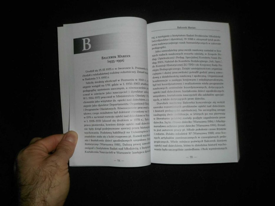Słownik biograficzny polskiej historii wychowania