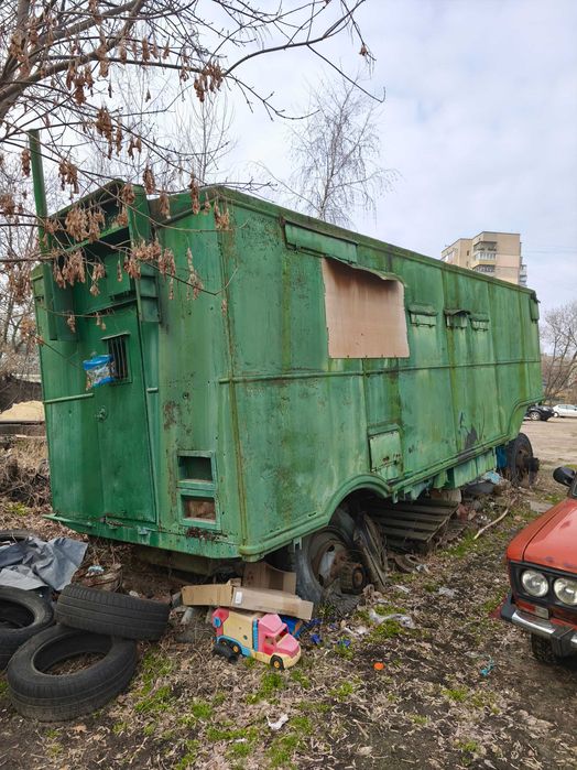 Вагончик Битовка на колесах Причіп Кунг