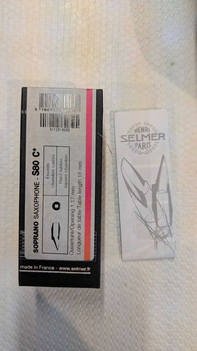 Saxofone Soprano Curvo Wisemann DSS-C300 c/ bocal Selmer Paris S80 e estojo