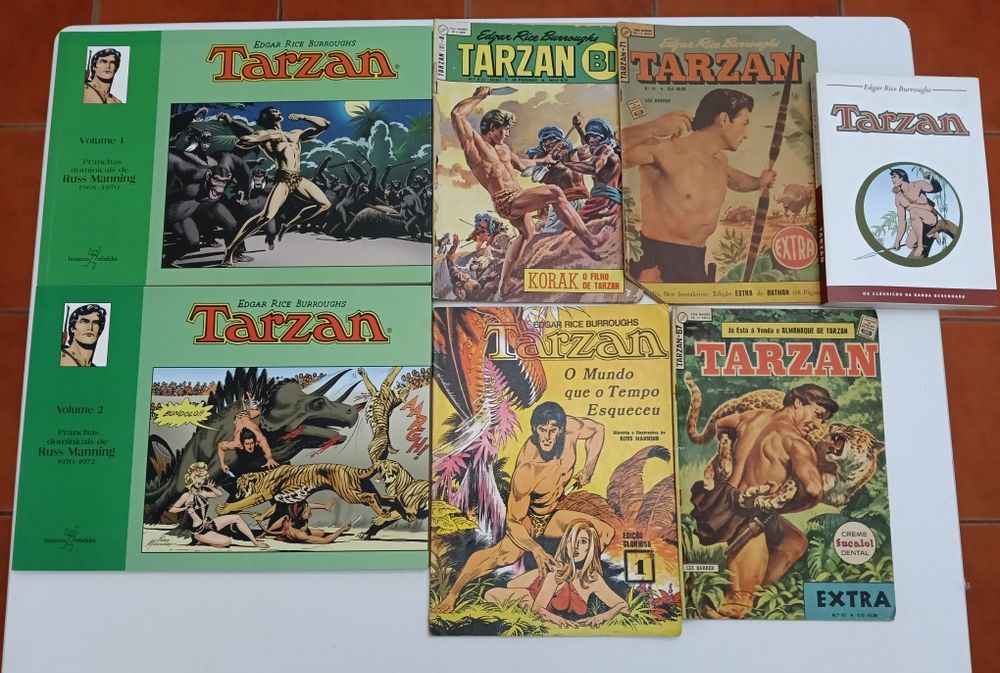38 Livros Tarzan de diversas coleções