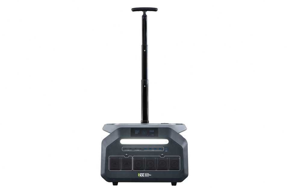 Estação Energia Solar IEETek 2400W/4800W MPPT 800W 2048Wh BT e WI-FI