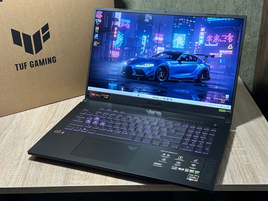 Новий! 17.3" (144Hz)! RTX 4050 6gb! Asus Tuf F17, Ryzen 7 7735HS