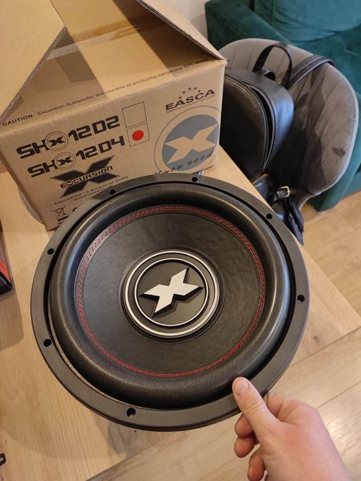 Excursion SHX-12D4 , HXA-1K , HXA-RC - głośnik wzmacniacz skrzynia bas