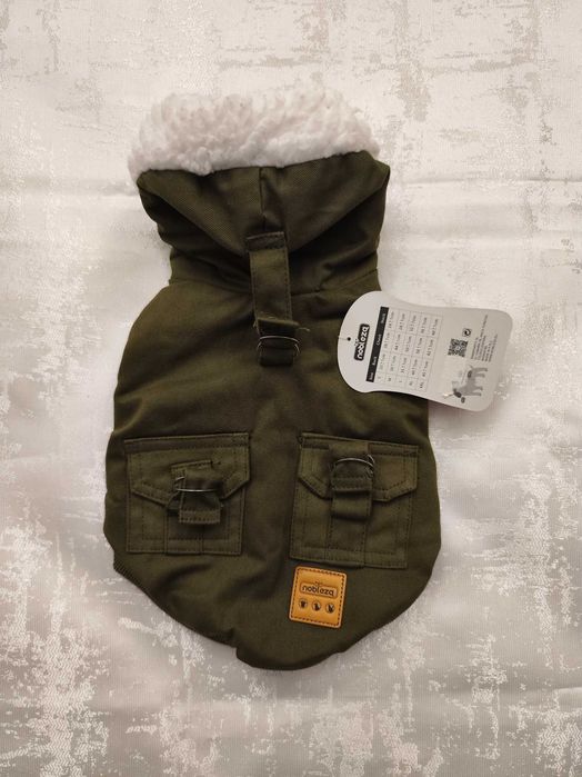 Casaco de Inverno Verde para Cão- muito bonito - S - novo