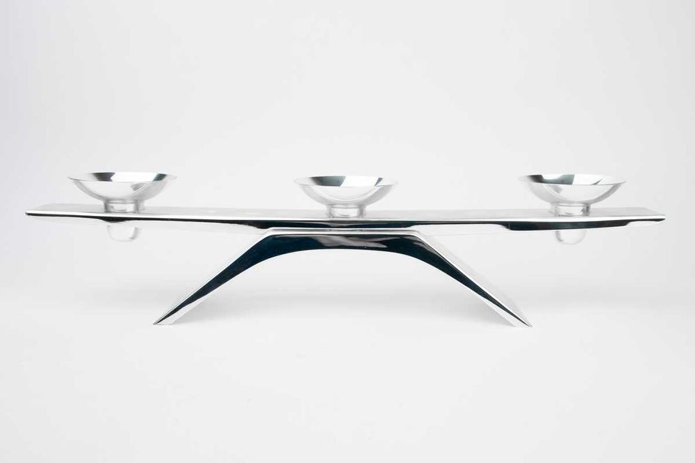 Świecznik WMF Ikora Kurt Raddtke platerowany