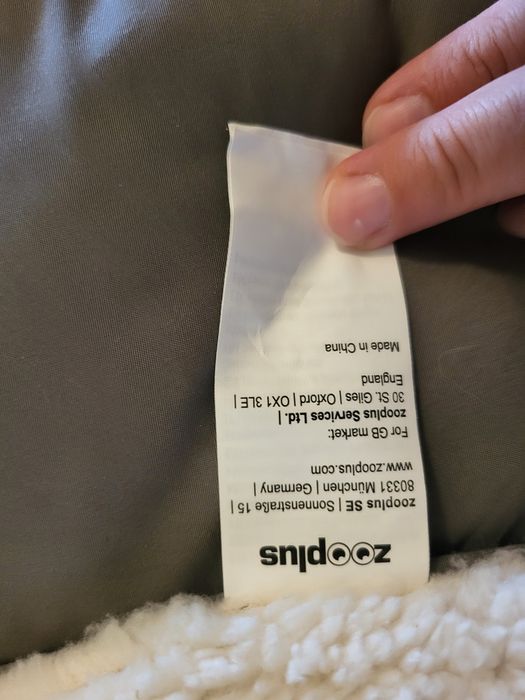 Ostanie dla psa, ortopedyczne, firmy Zooplus, nowe