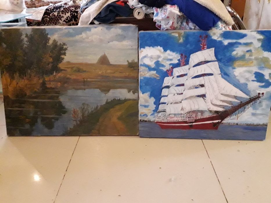 Картины, масло, 600грн./шт.
