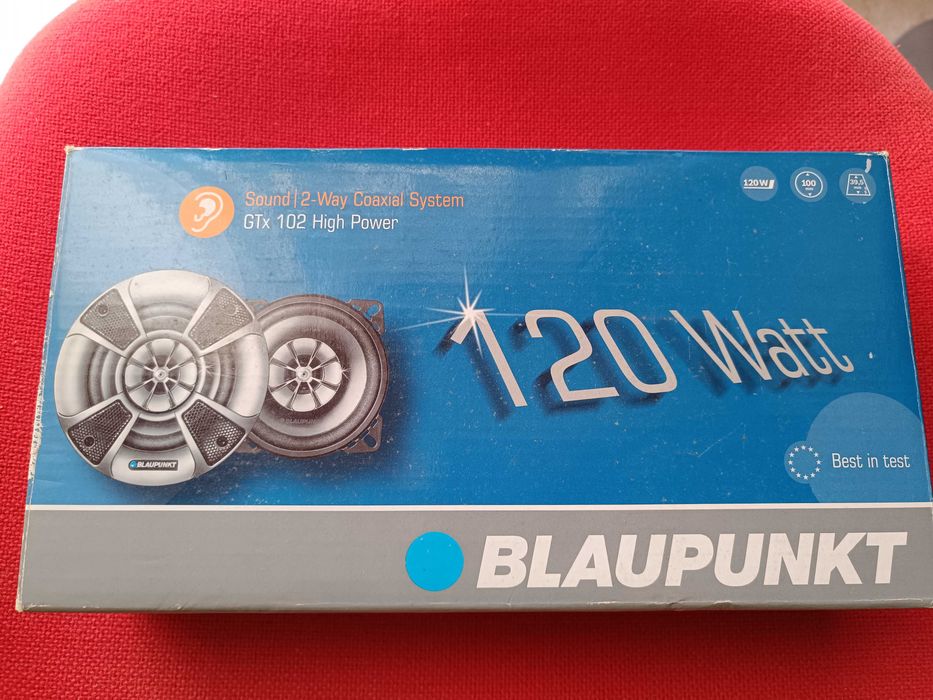 Colunas auto BLAUPUNKT GTx 102 High Power Coaxiais 2 Vias 120W