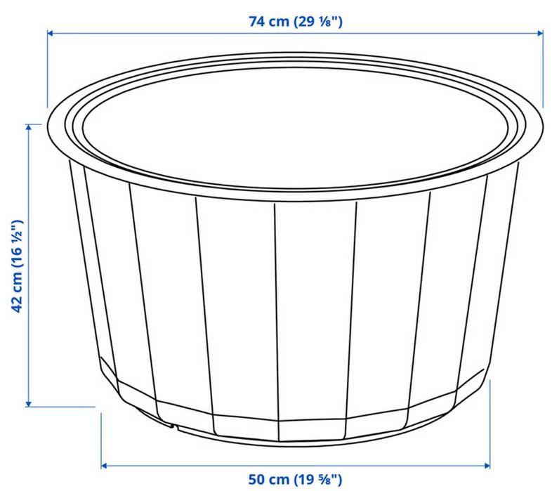 HAVSTEN sofá de exterior com mesa (usada)