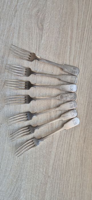 Widelce posrebrzane Vintage/antyk