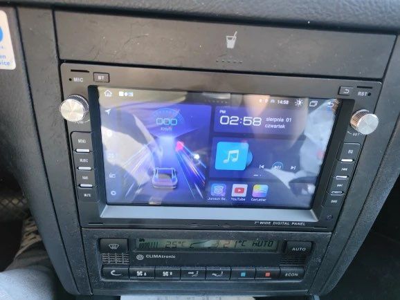 Rádio 7" Android Auto e Carplay VW Golf 4 Passat B5 Polo 2/64GB GPS