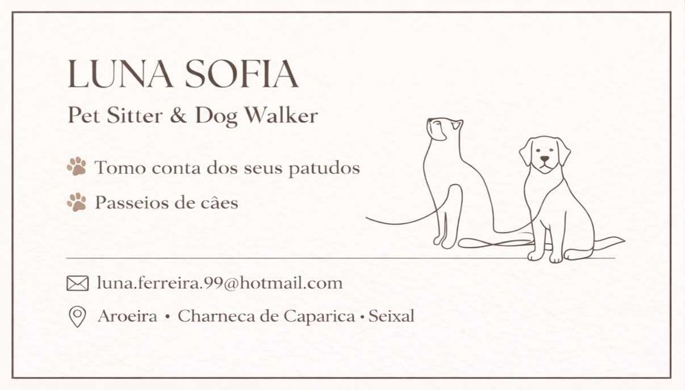 pet ditter & dog walker/ margem sul