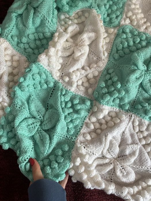 Дитяча вʼязана ковдра