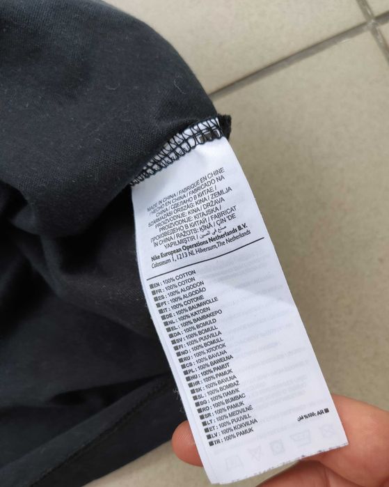 Koszulka Nike Just do it t-shirt męska czarna r. M