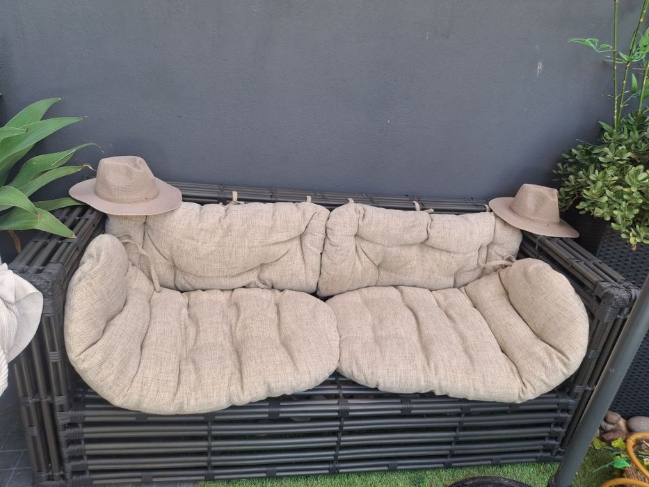 Conjunto jardim sofá e mesa