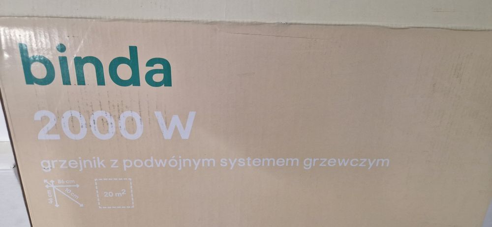 Grzejnik elektryczny binda.