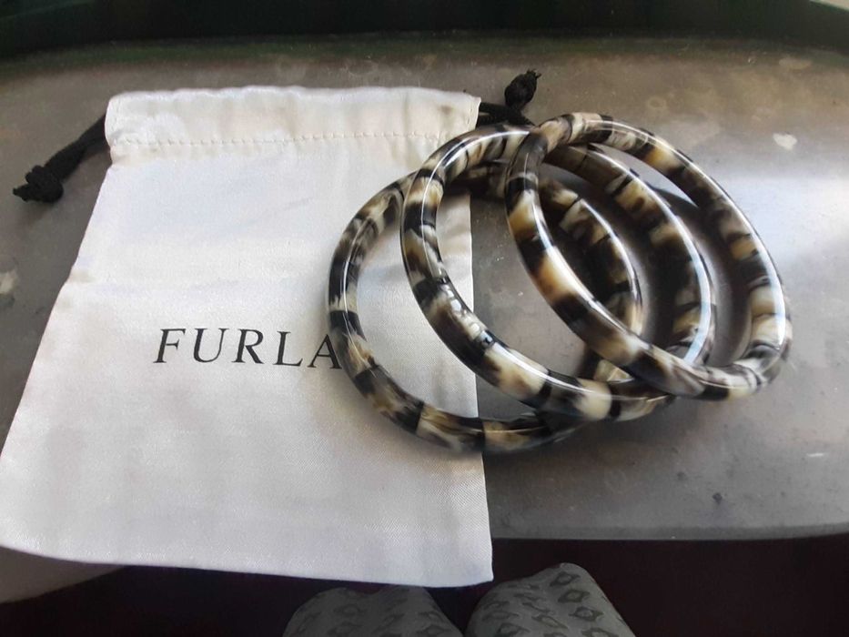Trio pulseiras escravas, original FURLA, estado NOVO