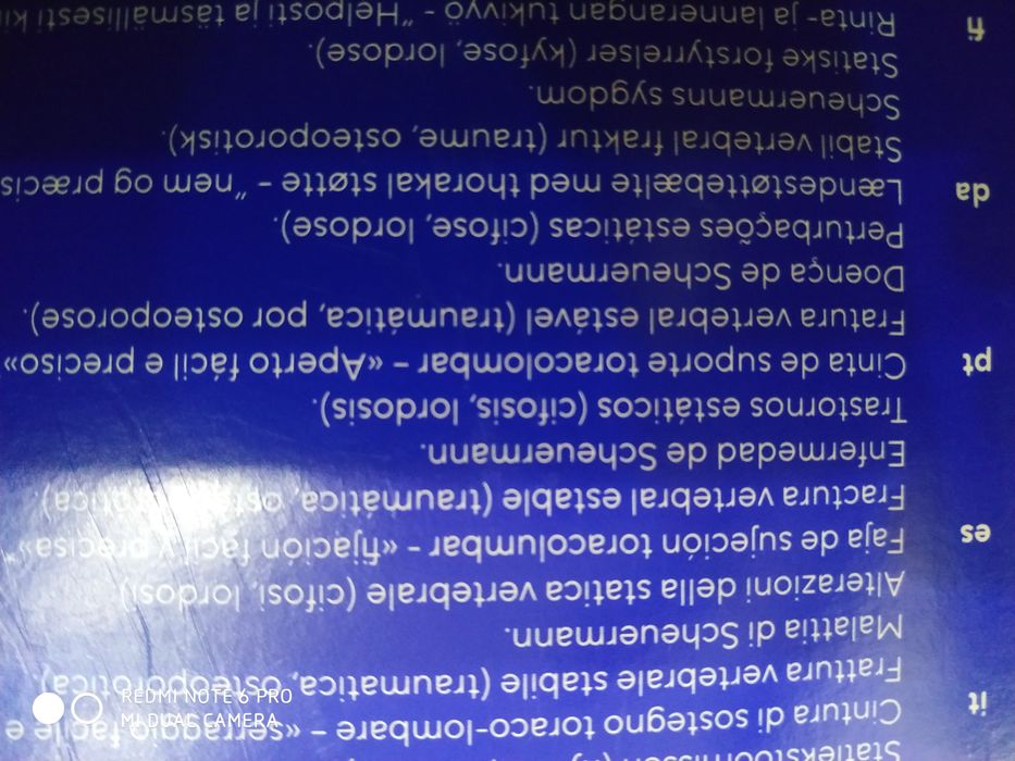 Cinta de suporte toracolombar