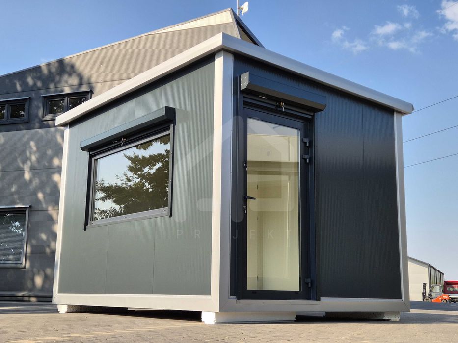 Pawilon Handlowy Kiosk Sklepik Komis Domek Mobilny 3,0m x 2,6m