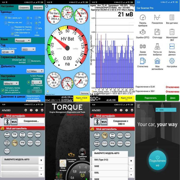 Сканер ELM327 V1.5 BT5.0 Super чип pic18f25k80 для Android и IOS ОБД2