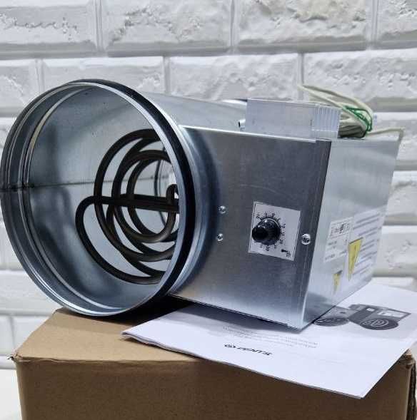 Нагреватель канальный, калорифер с  управлением  Вентс НК 200-1,2-1 Ун