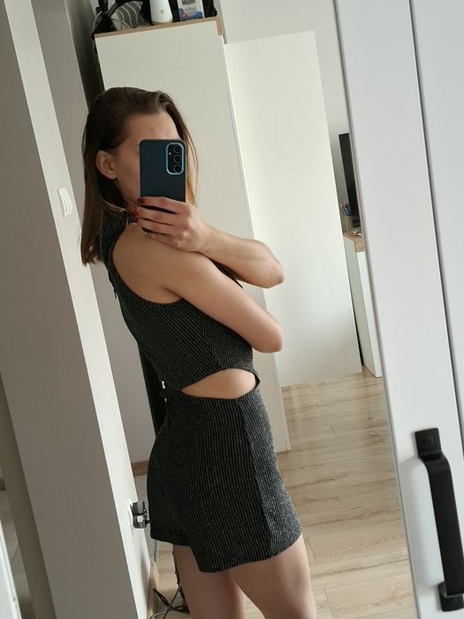 Kombinezon szary błyszczący S36 Tally Weijl