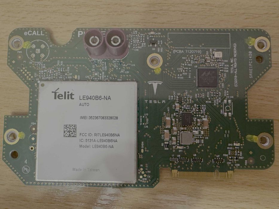 Модем/Modem Tesla Model S/3/X/Y Intel 2019 Telit LE940B6-NA