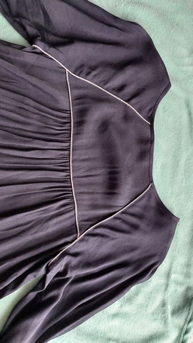 Sukienka Closed r.36, granat, 100% wiskoza,