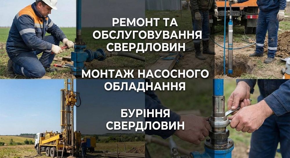 Ремонт та обслуговування свердловин