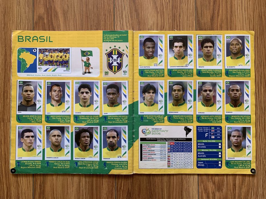 Caderneta Completa - FIFA World Cup Germany 2006