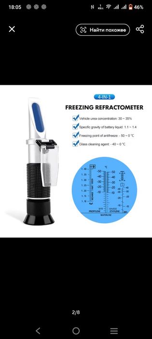 Рефрактометр автомобільний 4 in 1