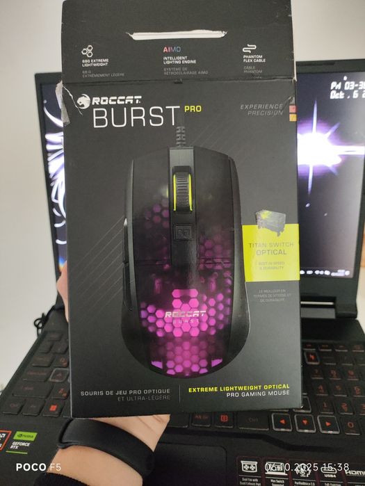 Ігрова мишка roccat burst pro