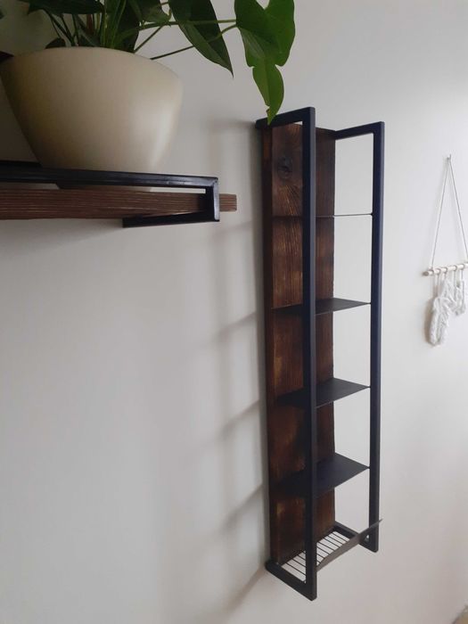 Półka kuchenna regał na przyprawy loft