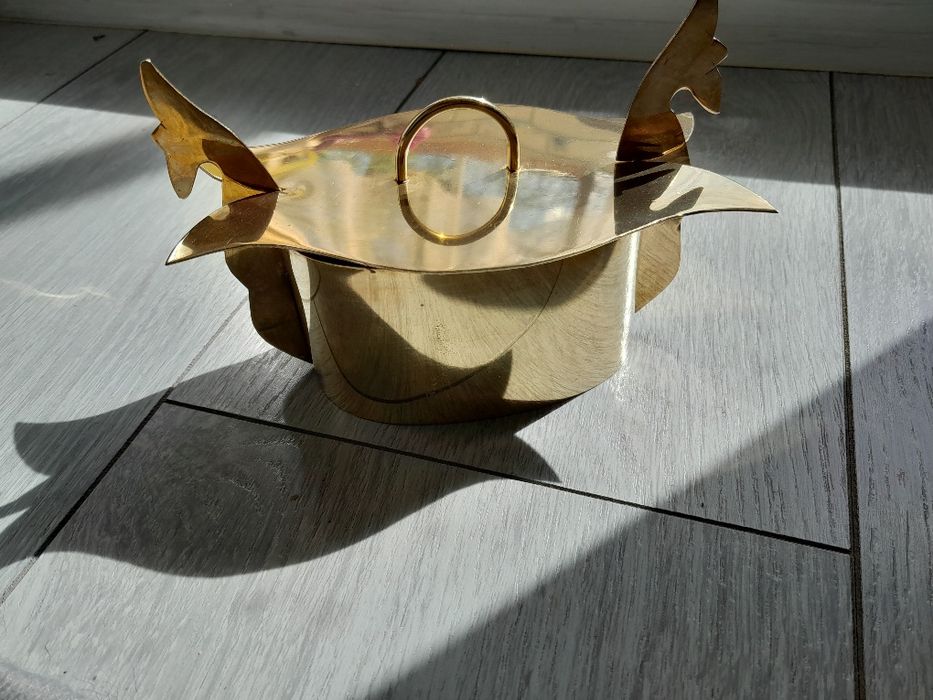 Szkatulka miedziana norweska puszka