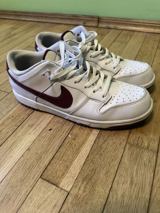 Nike SB Dunk Low White Bordo