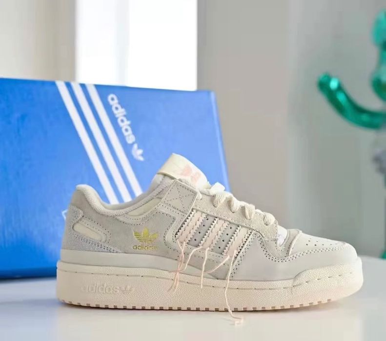 Adidas Forum Low Grey Cream | Сірі жіночі кросівки Adidas | 36–45