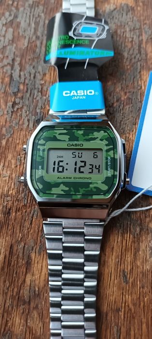 Casio A168W Camuflado Verde Tropa