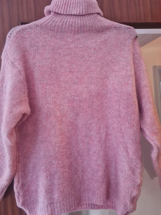 Camisola de gola alta tam.unico veste até xl