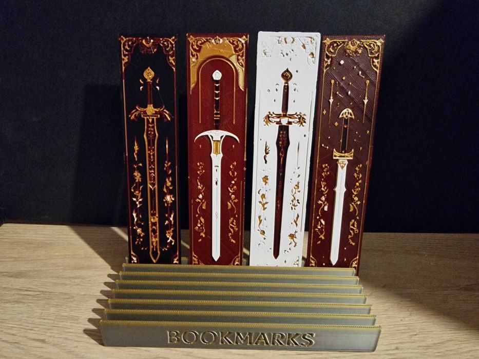 Marcadores de livros imprimido 3d