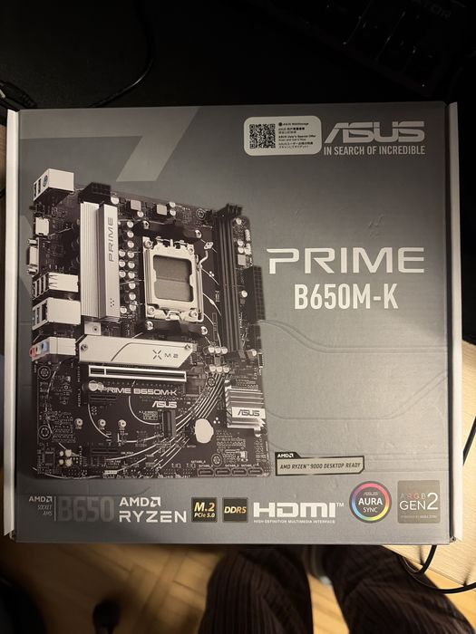 ASUS PRIME B650M-K | Гарантія 2 роки | Повна комплектація