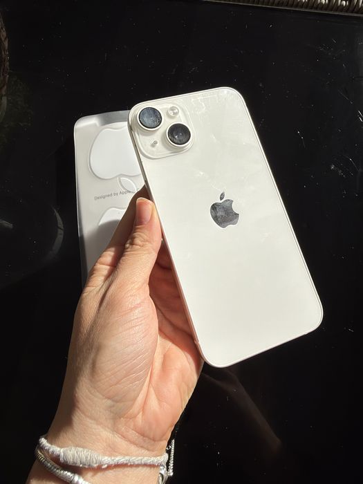 iPhone 14 128 GB Biały – Sprawny! + Ładowarka Indukcyjna Gratis! 85%