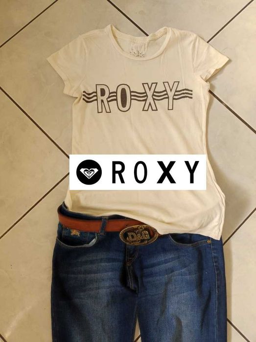 Roxy koszulka top bluzka bawełniana top t-shirt