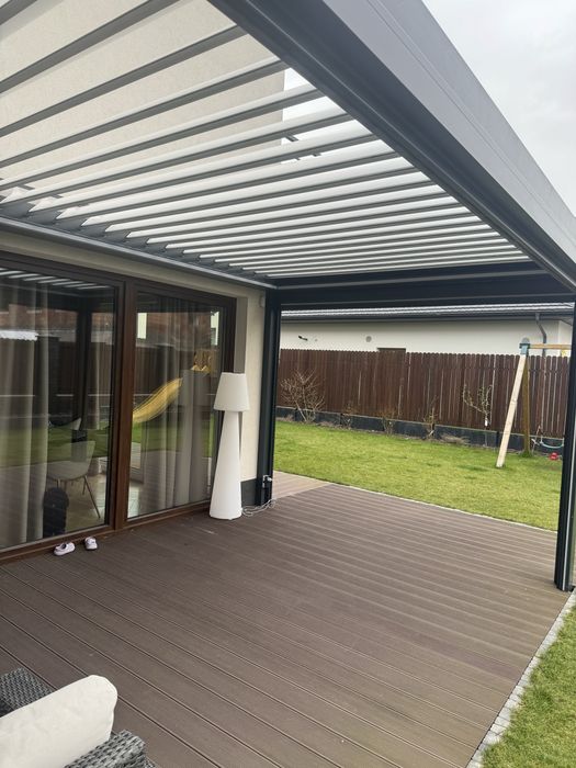Pergola tarasowa ogrodowa