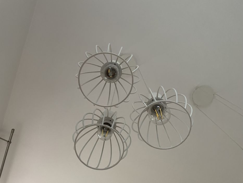 Metalowe lampy wiszace 2 sztuki