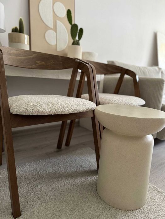 ZESTAW Stół FI 100 + 4x Krzesło drewniane