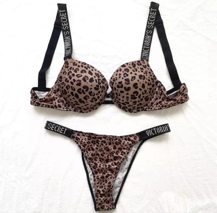 Bielizna victoria secret vs komplet stringi boustonosz walemtynki