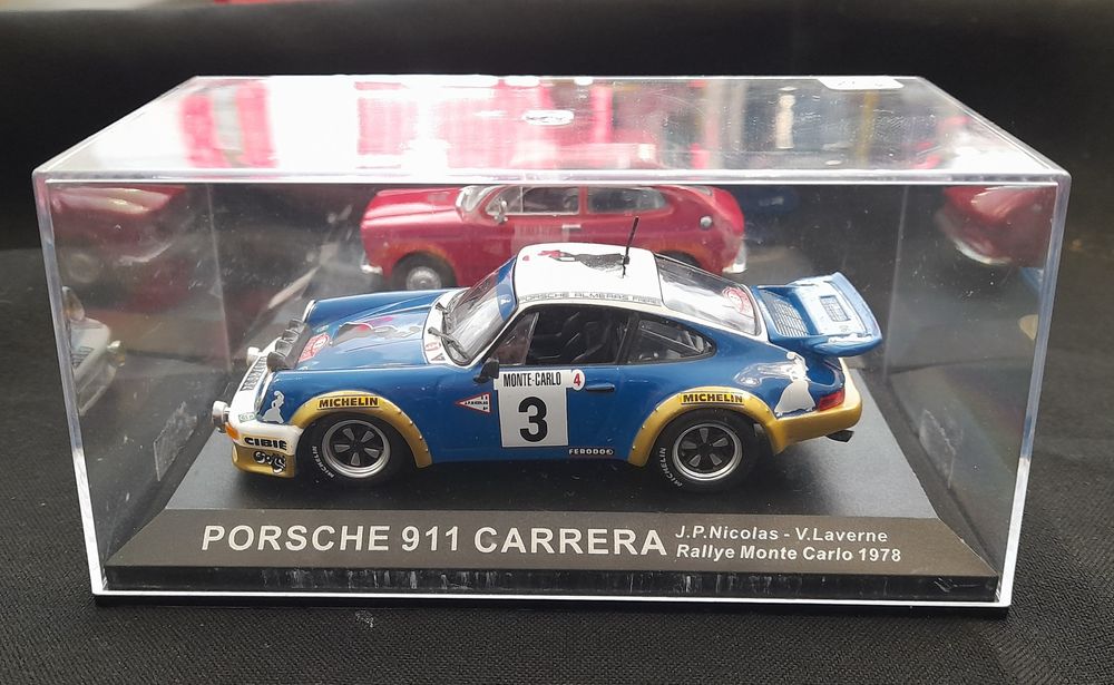 Carros Fiat 127 e Porsche 911 Carrera Rally Miniaturas escala 1/43 TOP